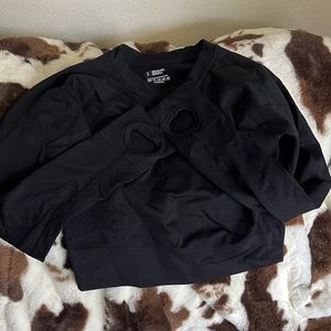 Small cropped work out top